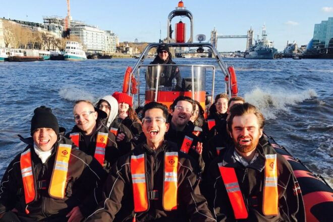 London: Private Speedboat Hire Through the Heart of the City - Music and Tour Route Description