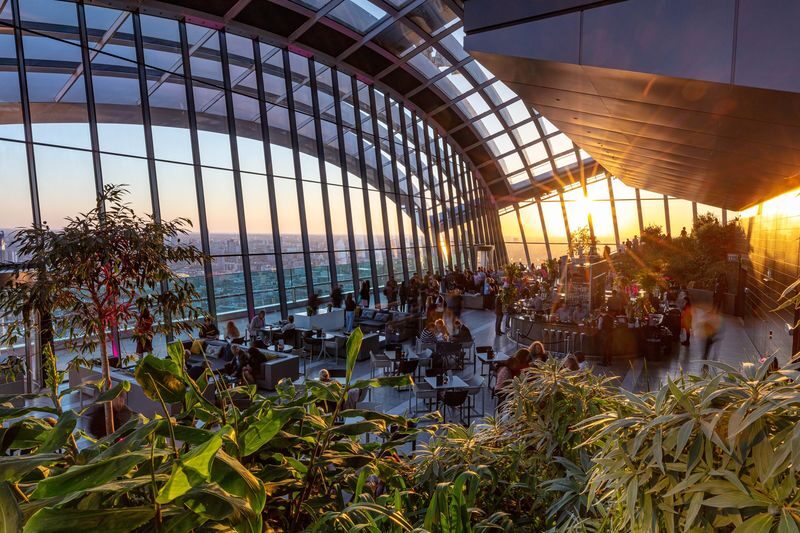 London: Sky Garden Early Access Ticket & Breakfast Treat - From security check to the garden