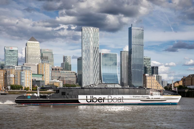 London Thames River Cruise by Uber Boat - A river route, not a narrated cruise