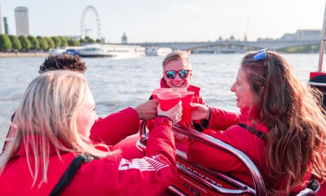London: Thames Sunset Speedboat Experience With Drink - Select Participants and Date