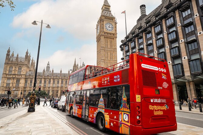 London Tour Hop-On Hop-Off Bus Optional Thames River Cruise - Ticket Information