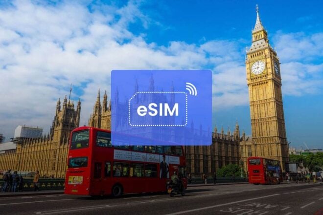 London: UK and Europe Esim Roaming Mobile Data Plan - Full Description