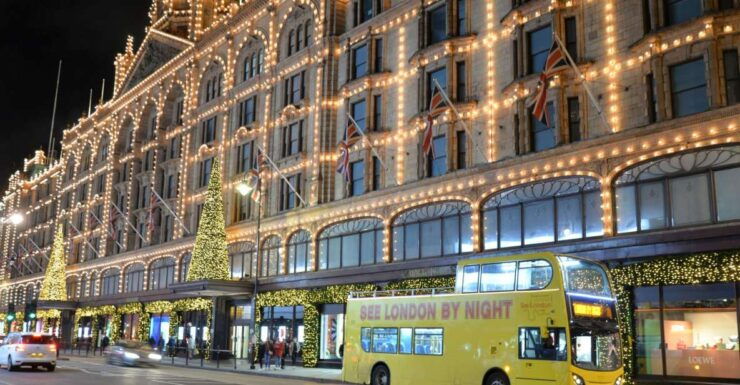 London: Winter Lights Open-Top Bus Tour With Guide - Booking Details