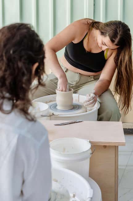 Long Beach: Clay on First - Wheel Throwing Pottery Class - Good To Know