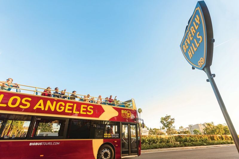 Los Angeles Big Bus Hop-On Hop-Off Tours (Open-Top) - The Blue Route and the coast