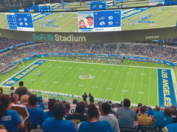 Los Angeles: LA Rams NFL Game Ticket at SoFi Stadium - Game Experience