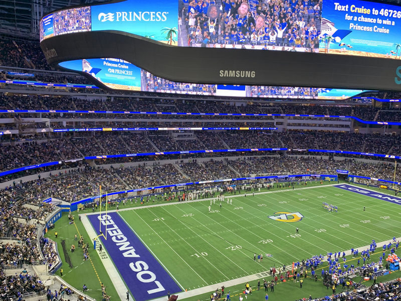 Los Angeles Rams Football Game at SoFi Stadium - What the Short Side Upper ticket gets you
