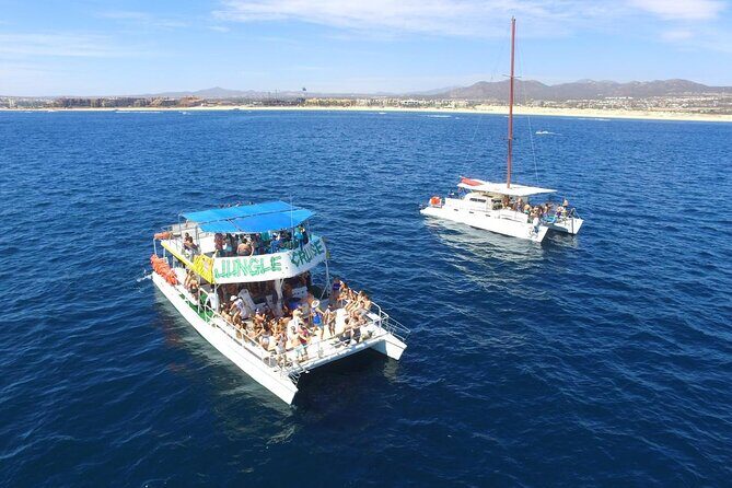 Los Cabos Catamaran: Iconic Sunset Cruise with Drinks & DJ - Frequently Asked Questions