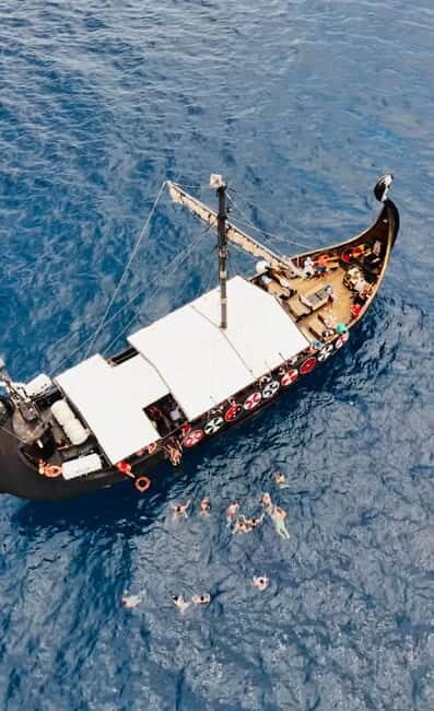 Los Cristianos: Whale Watching Cruise w/Swim Stop & Drinks - Authentic Viking Themed Entertainment and Photo Opportunities