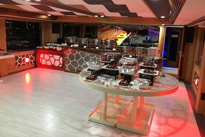 Lotus Mega Yacht Dinner Cruise Including Pickup & Drop off - Dining Experience