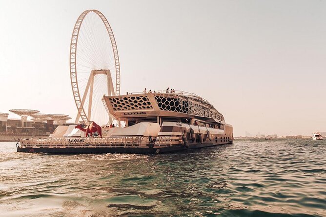 Lotus Mega Yacht Dinner From Abu Dhabi With Private Transfers - Pickup and Logistics