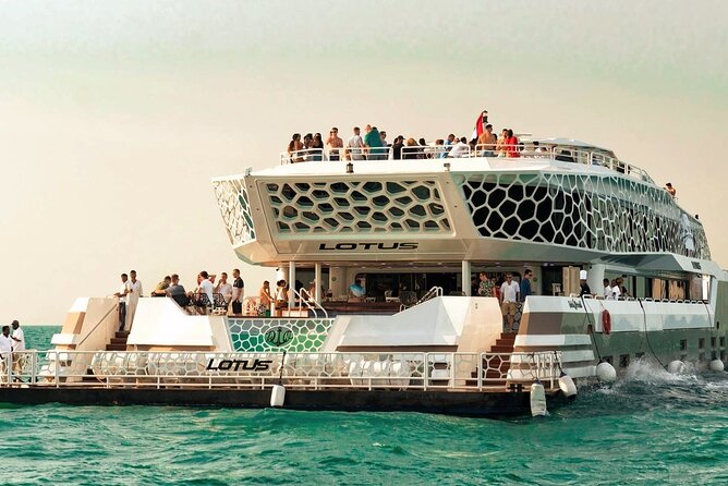 Lotus Mega Yacht Dinner From Abu Dhabi With Private Transfers - Booking and Cancellation Policy