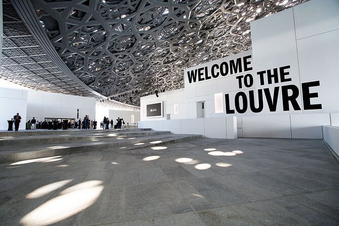Louvre-Mosque-Deck300 & Abu Dhabi Full Day Private Tour. - Louvre Museum and Observation Deck at 300m, Etihad Towers