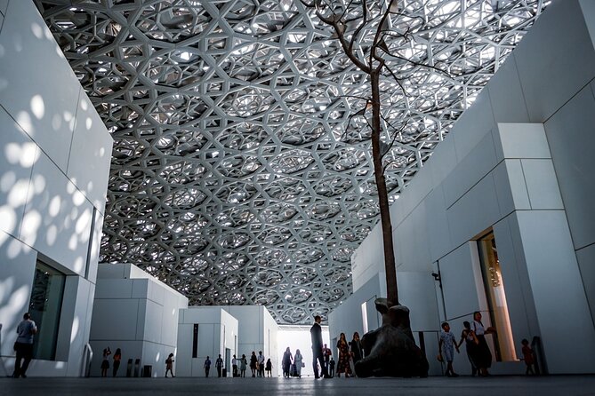 Louvre-Mosque-Deck300 & Abu Dhabi Full Day Private Tour. - Common Questions