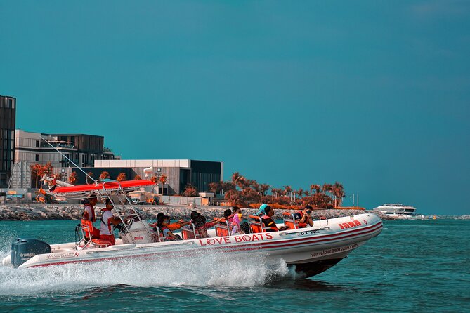 Love Boats Dubai in 90 Minutes Speed Boat Ride - Discover Dubais Iconic Landmarks
