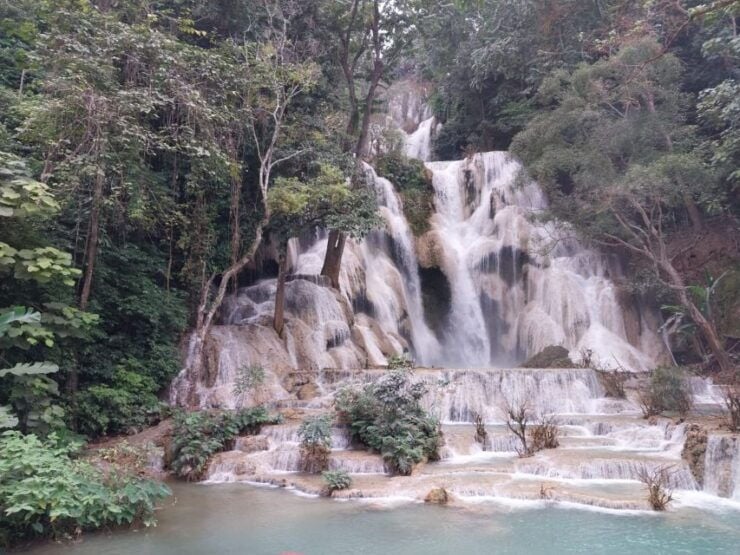 Luang Prabang: Bamboo Experience & Kuang Si Falls Tour - Experience Highlights