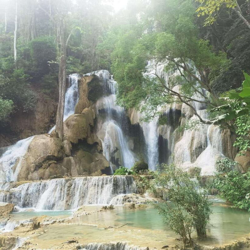 Luang Prabang: Kuang Si Falls, River Tracing Hiking - River Tracing and Waterfall Experience