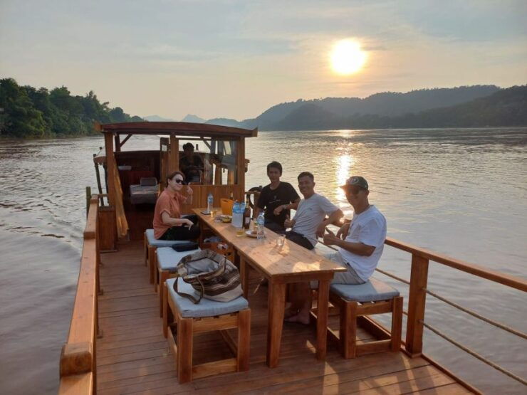 Luang Prabang: Mekong Sunset Cruise and Hot Pot Dinner - Experience Highlights