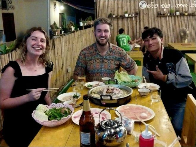 Luang Prabang: Mekong Sunset Cruise and Hot Pot Dinner - Full Description