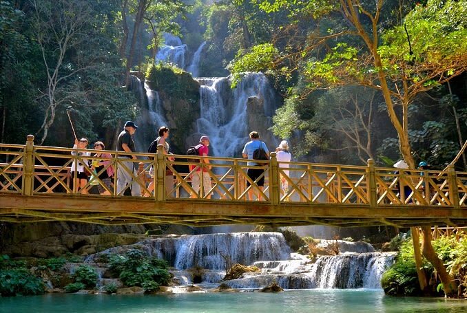 Luang Prabang Pak Ou Cave and Kuang Si Waterfall Tour with Lunch - At a glance: what makes this day different