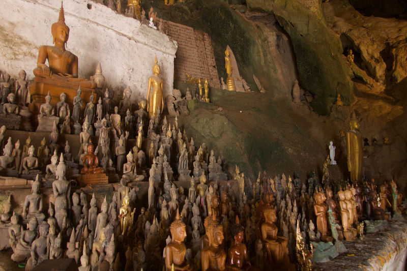 Luang Prabang Pak Ou Cave and Kuang Si Waterfall Tour with Lunch - The Mekong carries you to Pak Ou