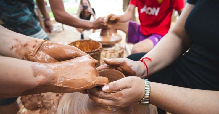 Luang Prabang: Pottery Workshop & Wat Chomphet Cycling Tour - Pickup Information