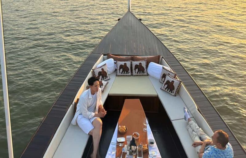 Luang Prabang Private Roundtrip:Pak Ou Caves,Lunch on Board - The Return Journey: Reflecting on a Day Well Spent