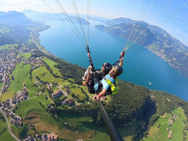 Lucerne: Paragliding Tandem Flights - Booking and Cancellation