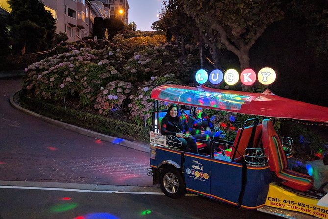 Lucky Tuk Tuk at Night - Private Group San Francisco Sunset or Lights Tour - Inclusions