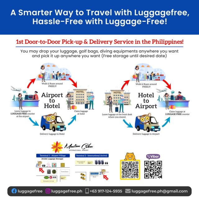 Luggage Deposit and Delivery Service in Cebu and Mactan - Service Offerings