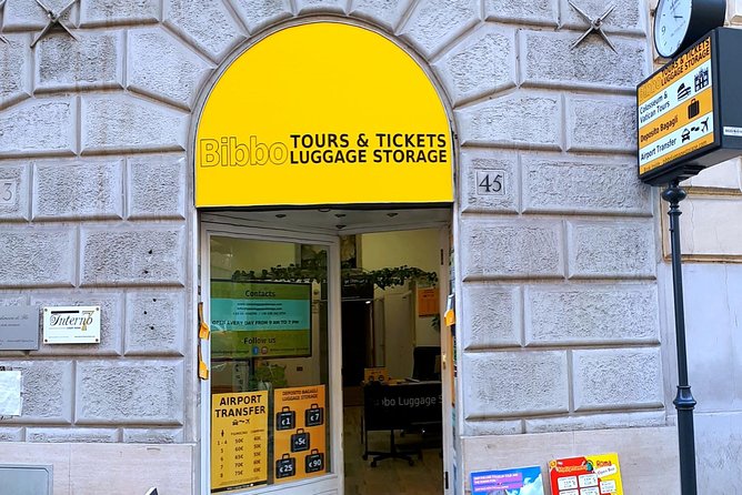Luggage Storage in Rome City Center - Location and Directions