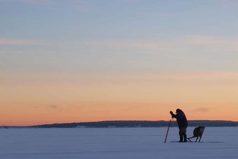 Lulea: Ice Fishing Tour in the heart of the city with Guide - The Sum Up