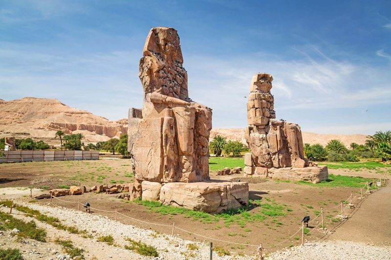 Luxor Valley of Kings, Hatshepsut, Colossi Private Day Tour - Hatshepsut Temple in full sun