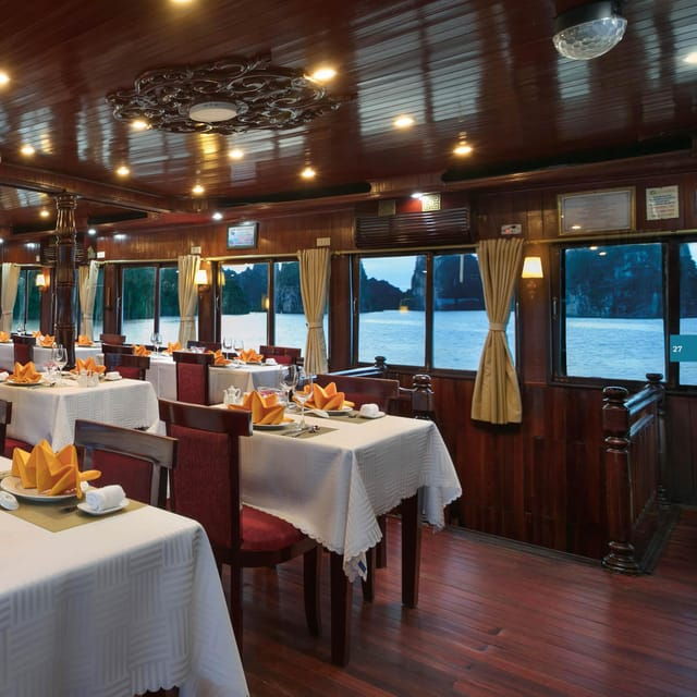 Luxurious 2-Day Cruise: Lan Ha & Ha Long Bay - Onboard Experience and Amenities