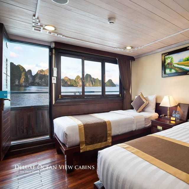 Luxurious 2-Day Cruise: Lan Ha & Ha Long Bay - Included Features and Services