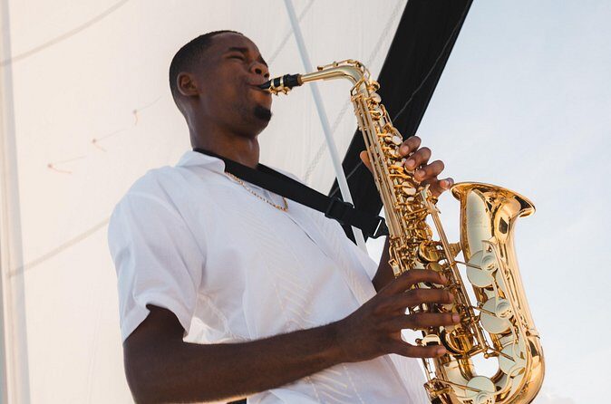 Luxury Catamaran Sunset Sail with Saxophone on Princess Grace - Duration and Value