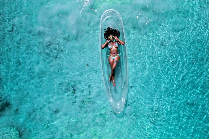 Luxury Clear Kayak Drone Photoshoot in Tobago - The Sum Up
