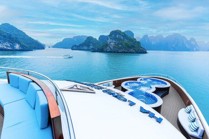 Luxury Day Cruise in Ha Long Bay with Lunch &Jacuzzi pool - The Sum Up