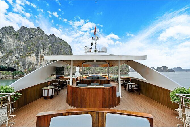 Luxury Day Cruise in Ha Long Bay with Lunch &Jacuzzi pool - FAQ