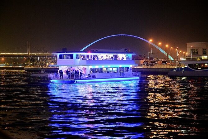 Luxury Glass Boat at Dubai Marina With 2-Hour Cruise Dinner Live Shows - Cancellation Policy