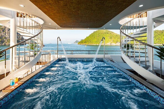 Luxury Ha Long Bay Cruise with Buffet from Tuan Chau Harbor - Climbing To the Viewpoint of Titov Island