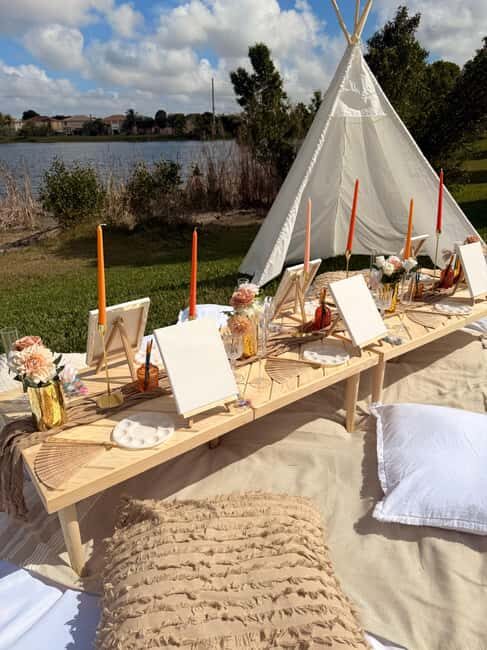 Luxury Outdoor Sip & Paint Experience- Near Miami - Highlights That Make This Experience Special