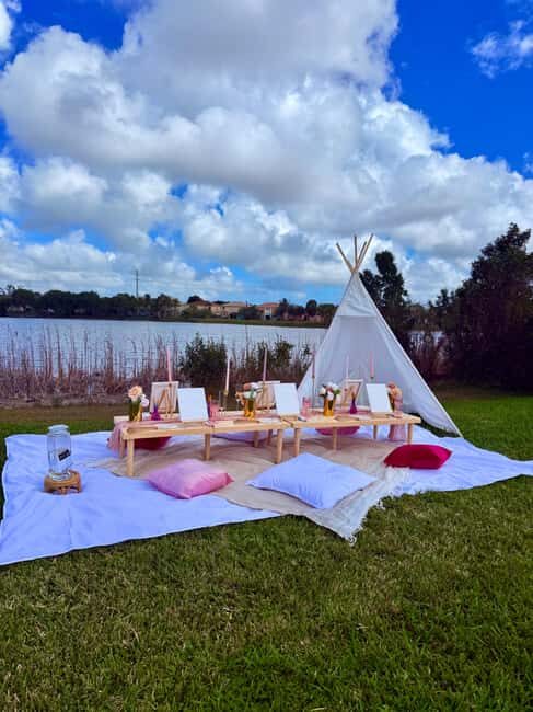 Luxury Outdoor Sip & Paint Experience- Near Miami - Additional Practical Details