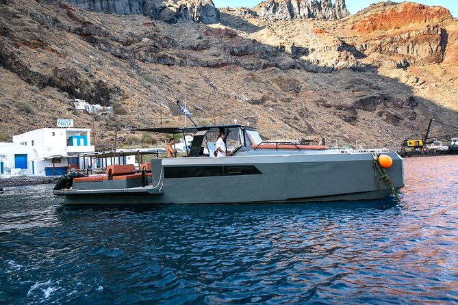 Luxury Private Power Catamaran Tour in Santorini - Common Questions