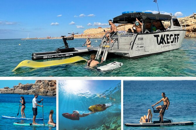 Luxury Water Toys Boat Tour Ibiza - SEABOB- Paddle Surf Boards - Water Activities and Equipment