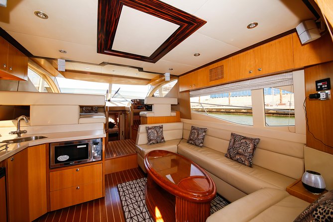 Luxury Yacht Cruise Dubai Marina Palm Jumeirah, Burj Al Arab, and Atlantis - Admiring Modern Dubais Landmarks