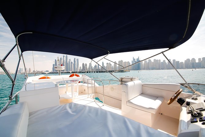 Luxury Yacht Cruise Dubai Marina Palm Jumeirah, Burj Al Arab, and Atlantis - Sailing to the Burj Al Arab