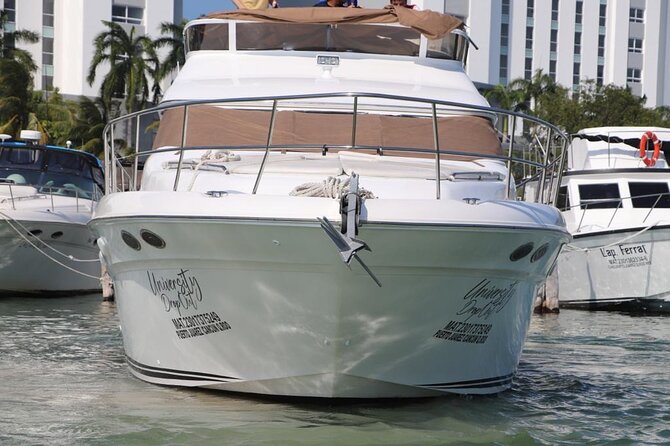 Luxury Yacht in Paradise to Explore Cancun on a 46-foot Sea Ray - Directions and End Point