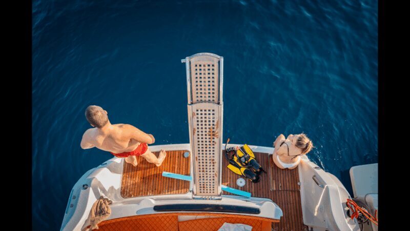 Luxury yacht: Sunset Blue Cave & Panoramic Tour w Wine - The Sum Up