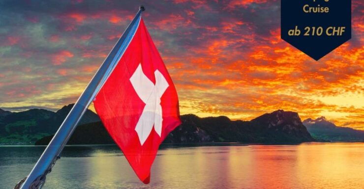 Luxury Yacht Sunset Champagne Cruise Vierwaldstättersee - Highlights